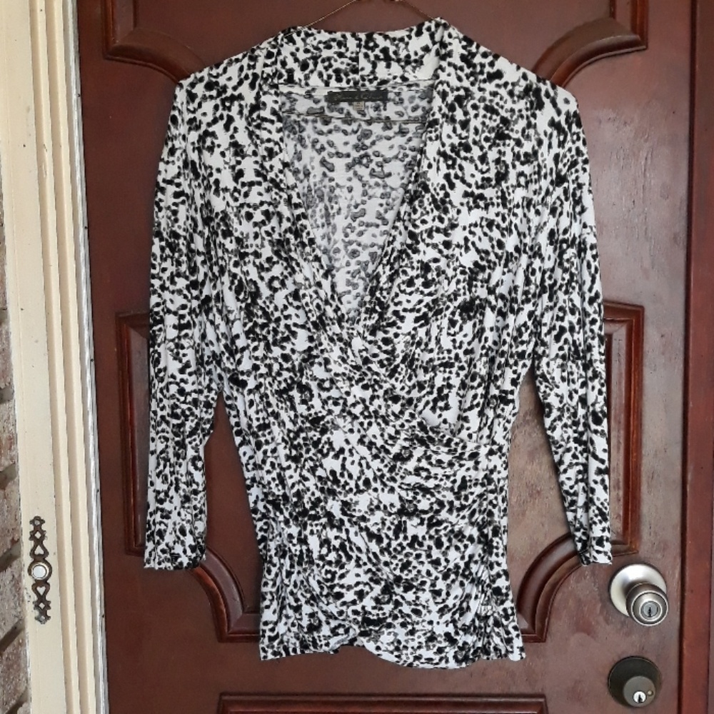 A Rose & Olive tiger print top